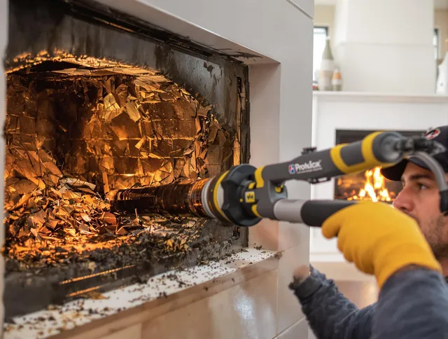 Professional chimney cleaning by New Albany Chimney Sweep in New Albany, OH