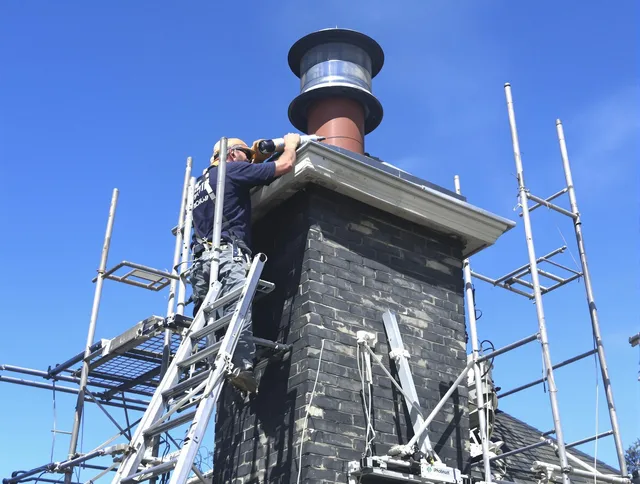 Sturdy chimney crown finished by New Albany Chimney Sweep in New Albany, OH