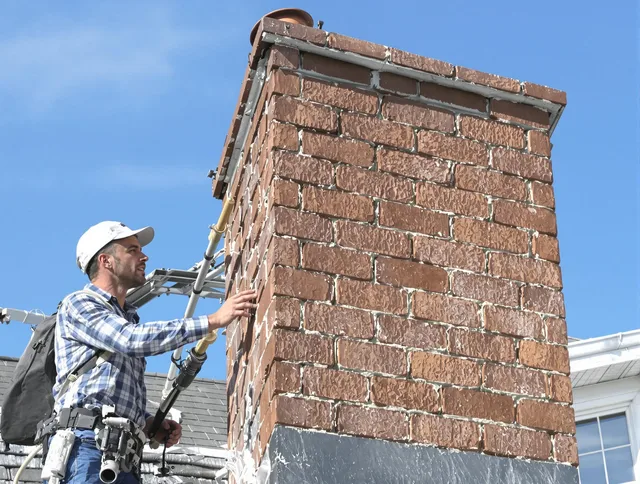 Brickwork for a chimney rebuild by New Albany Chimney Sweep in New Albany, OH