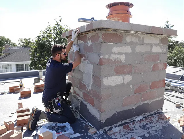 Advanced chimney repair process by New Albany Chimney Sweep in New Albany, OH
